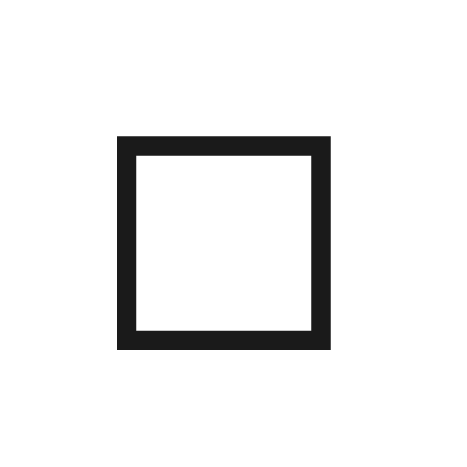 Stop icon, solid style, from Material Design Light