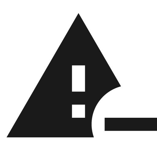 Alert minus icon, solid style, from Material Design Icons