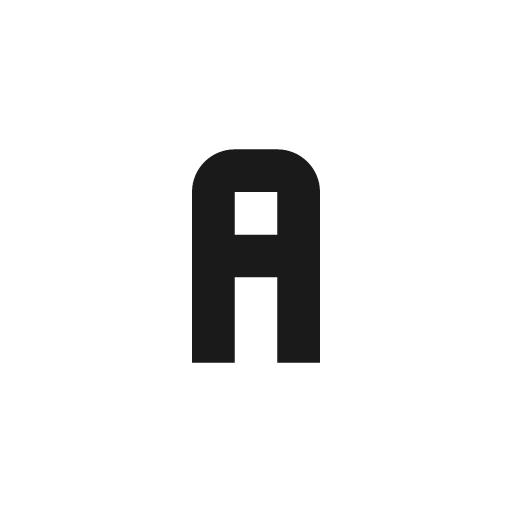 Alpha a icon, solid style, from Material Design Icons