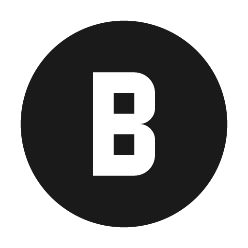 Alpha b circle icon, solid style, from Material Design Icons