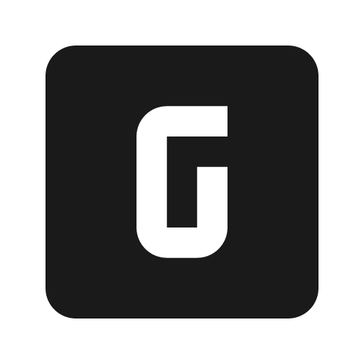 Alpha g box icon, solid style, from Material Design Icons