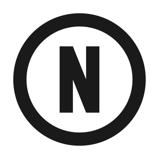 Alpha n circle outline icon, outline style, from Material Design Icons