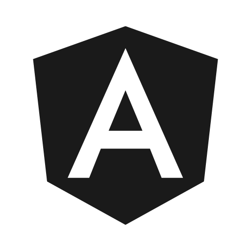 Angular icon, solid style, from Material Design Icons