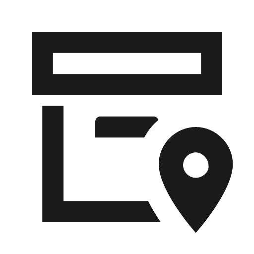 Archive marker outline icon, outline style, from Material Design Icons