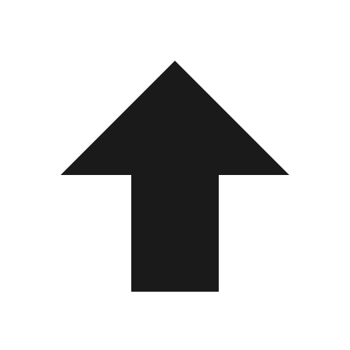 Arrow up bold icon, bold style, from Material Design Icons