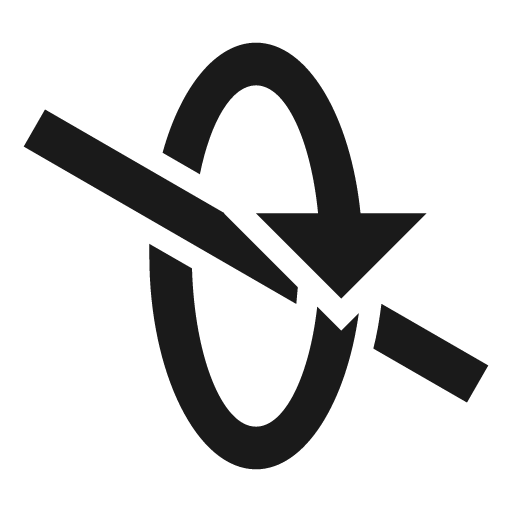 Axis y rotate clockwise icon, solid style, from Material Design Icons