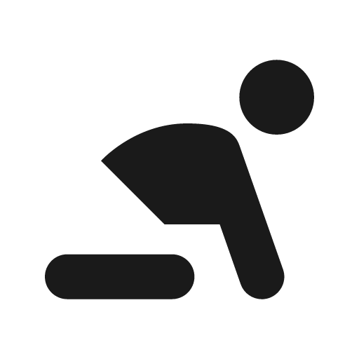 Baby icon, solid style, from Material Design Icons