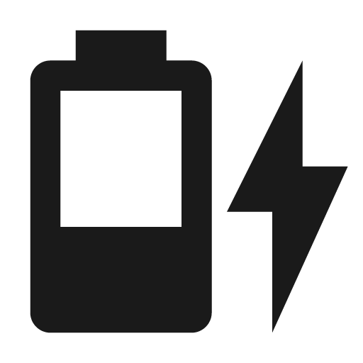 Battery charging 30 icon, solid style, from Material Design Icons