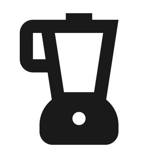 Blender icon, solid style, from Material Design Icons