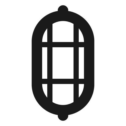 Bulkhead light icon, light style, from Material Design Icons