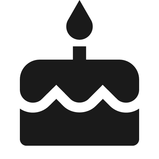 Cake variant icon, solid style, from Material Design Icons