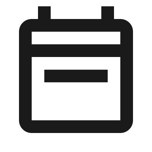 Calendar week outline icon, outline style, from Material Design Icons
