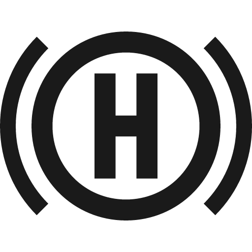 Car brake hold icon, solid style, from Material Design Icons