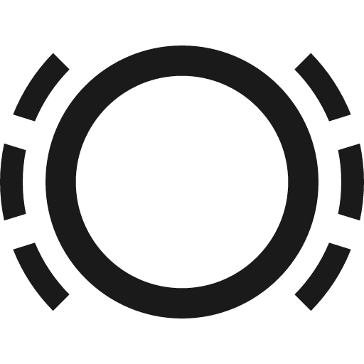 Car brake worn linings icon, solid style, from Material Design Icons