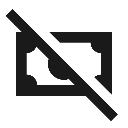 Cash off icon, solid style, from Material Design Icons