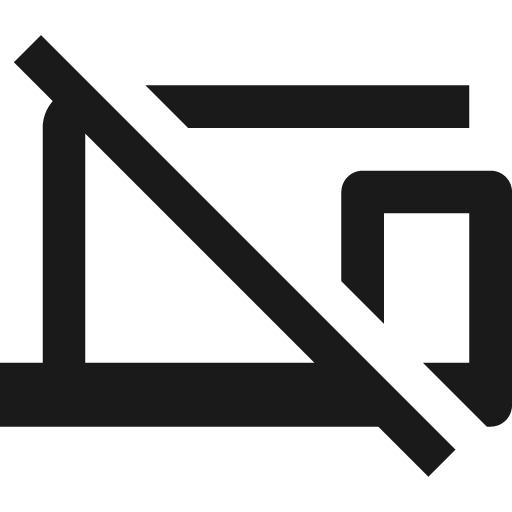Cellphone link off icon, solid style, from Material Design Icons