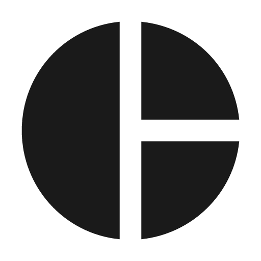 Chart pie icon, solid style, from Material Design Icons