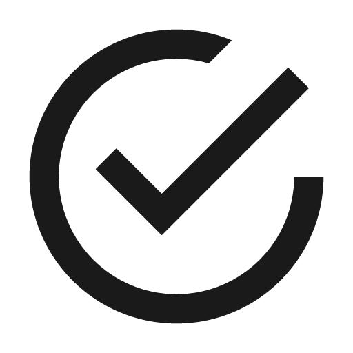 Checkbox marked circle outline icon, outline style, from Material Design Icons