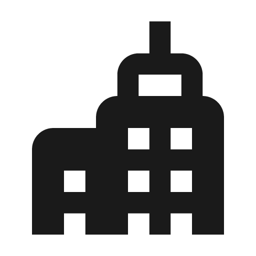 City variant icon, solid style, from Material Design Icons