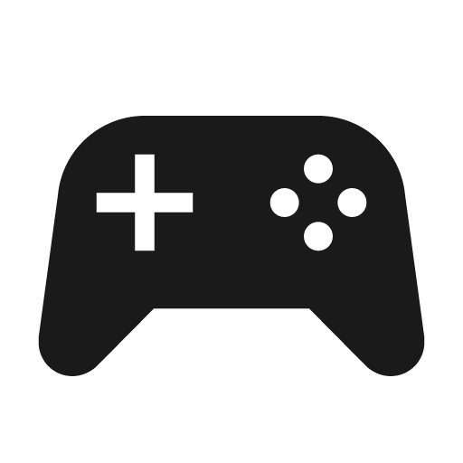Controller icon, solid style, from Material Design Icons
