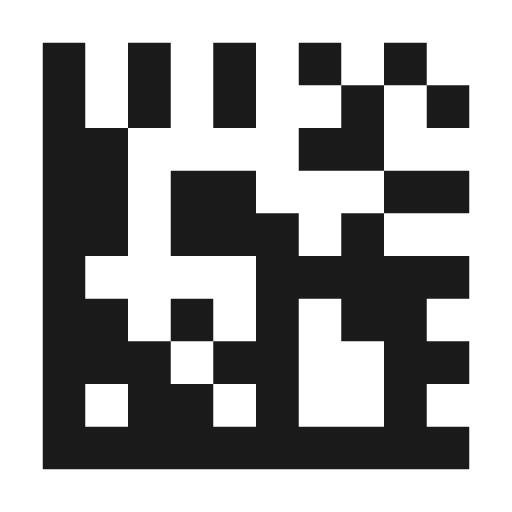 Data matrix icon, solid style, from Material Design Icons