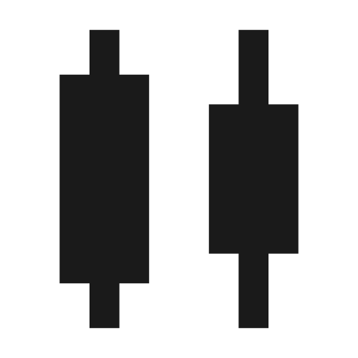 Distribute horizontal center icon, solid style, from Material Design Icons