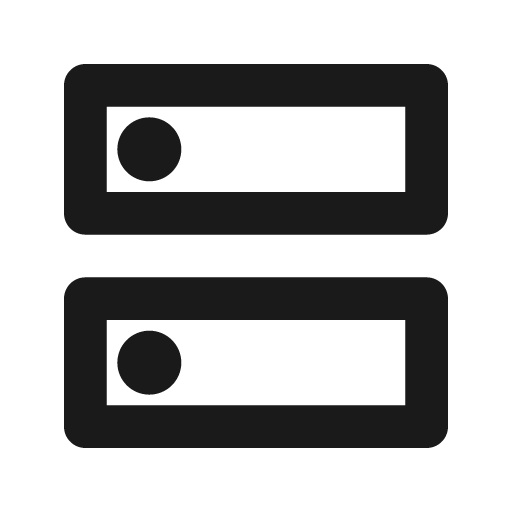 Dns outline icon, outline style, from Material Design Icons
