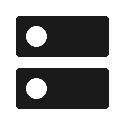 Dns icon, solid style, from Material Design Icons