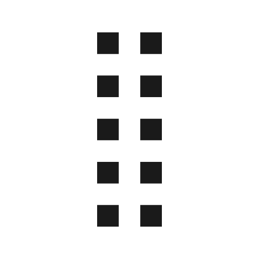 Drag vertical icon, solid style, from Material Design Icons