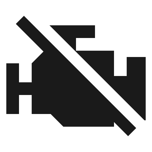 Engine off icon, solid style, from Material Design Icons
