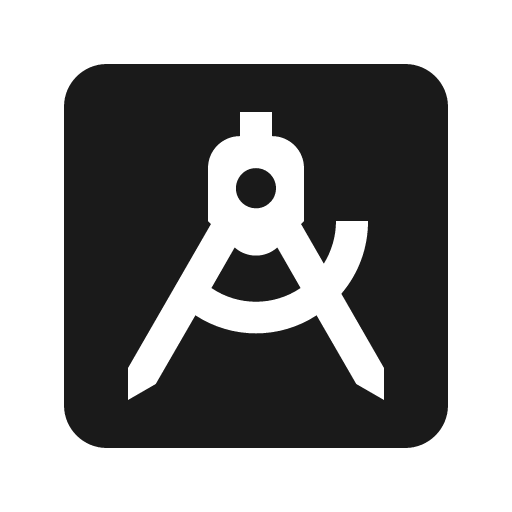 File cad box icon, solid style, from Material Design Icons