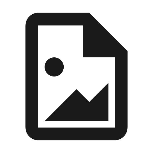 File image outline icon, outline style, from Material Design Icons