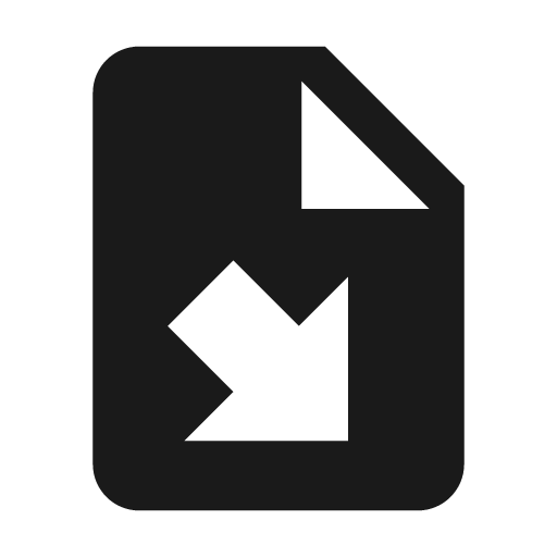 File import icon, solid style, from Material Design Icons