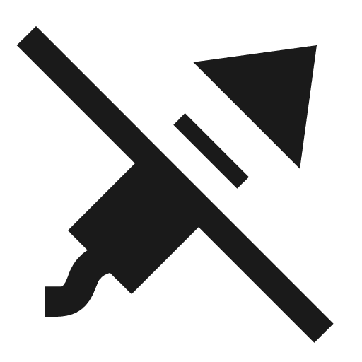 Firework off icon, solid style, from Material Design Icons