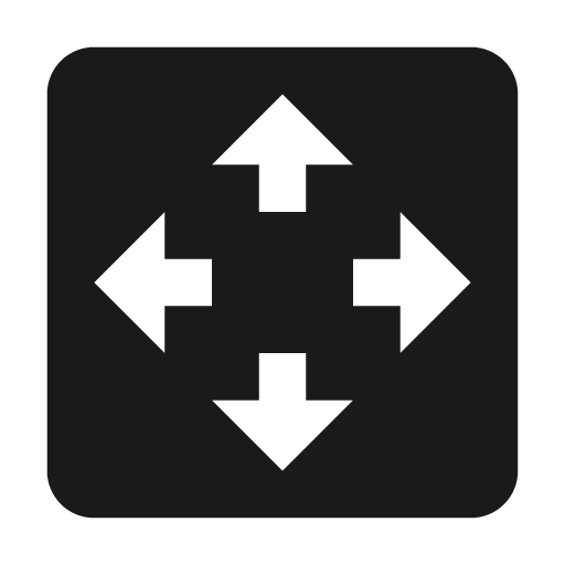 Fit to page icon, solid style, from Material Design Icons