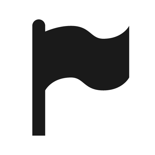 Flag variant icon, solid style, from Material Design Icons