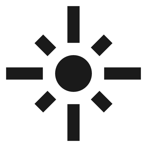 Flare icon, solid style, from Material Design Icons