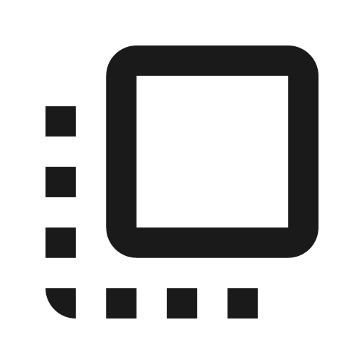 Flip to front icon, solid style, from Material Design Icons