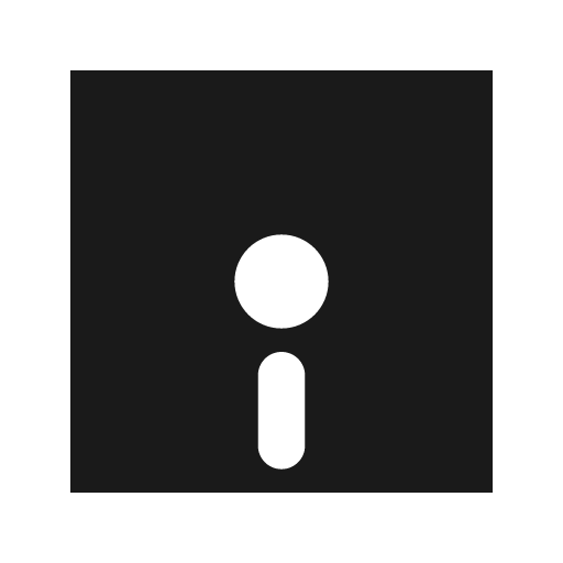 Floppy variant icon, solid style, from Material Design Icons