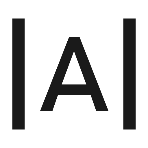 Format letter spacing variant icon, solid style, from Material Design Icons