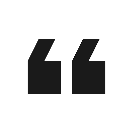 Format quote open icon, solid style, from Material Design Icons