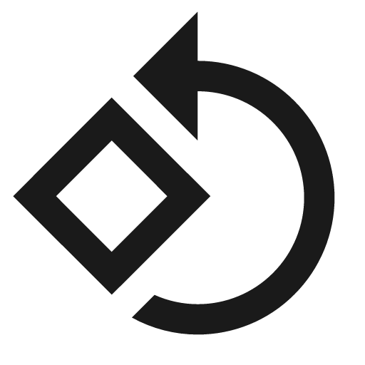 Format rotate 90 icon, solid style, from Material Design Icons
