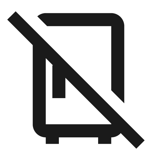 Fridge industrial off outline icon, outline style, from Material Design Icons