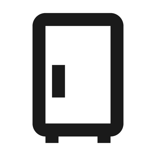 Fridge industrial outline icon, outline style, from Material Design Icons