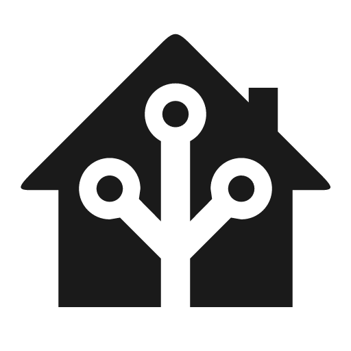 Home assistant icon, solid style, from Material Design Icons
