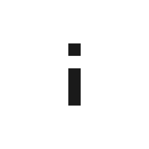 Information symbol icon, solid style, from Material Design Icons