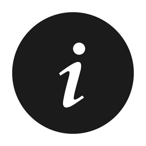 Information variant circle icon, solid style, from Material Design Icons