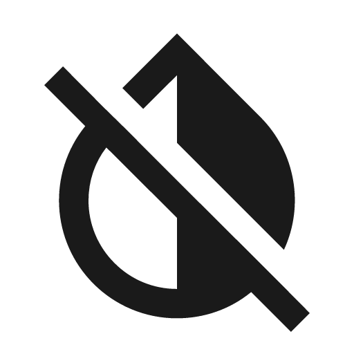 Invert colors off icon, solid style, from Material Design Icons