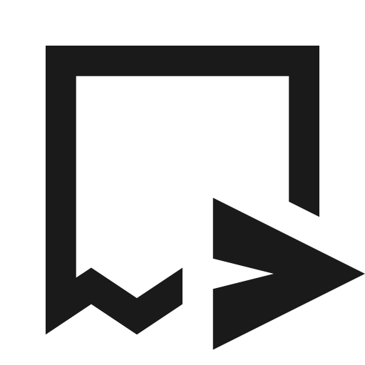 Invoice send outline icon, outline style, from Material Design Icons
