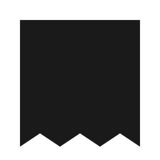 Invoice icon, solid style, from Material Design Icons